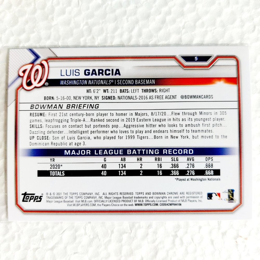 Washington Nationals 6 Card Lot - BSBL [30_2] - Picture 7 of 13